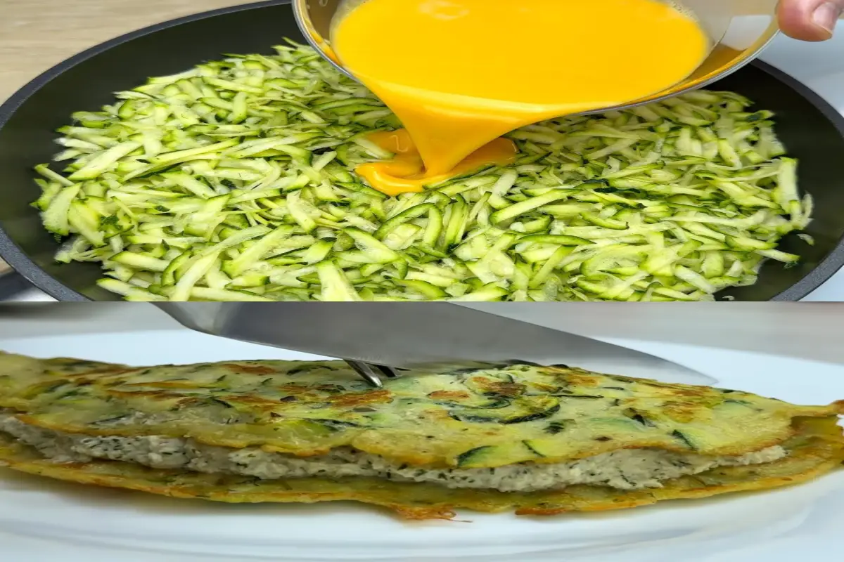Just grate the zucchini and add the eggs! I cook several times a day ...
