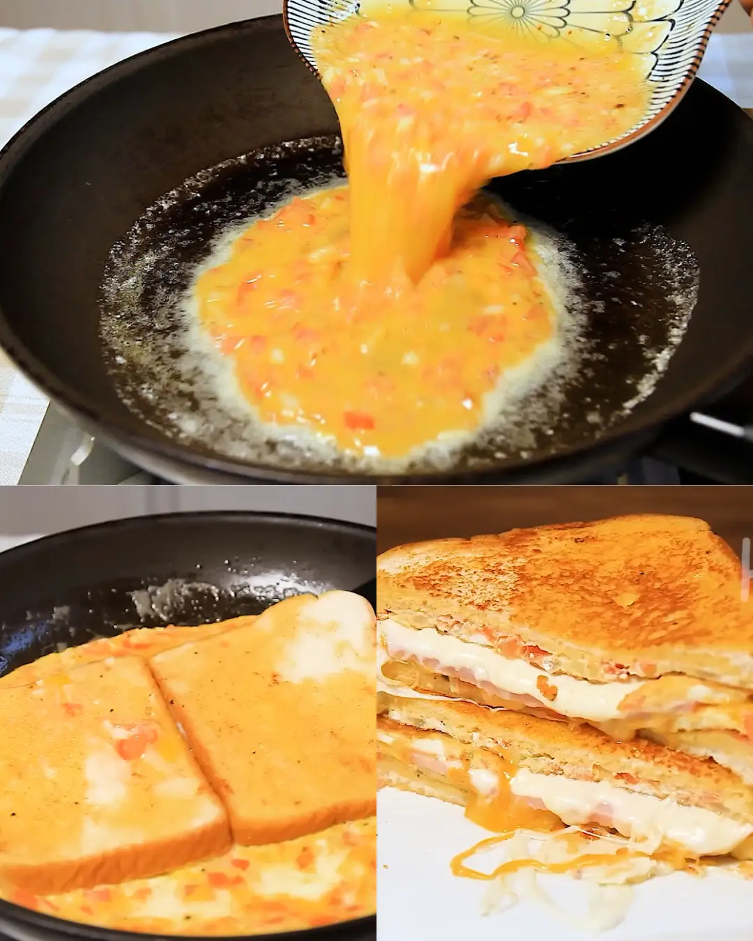 Savory French Toast Sandwich Recipe – Easy and Delicious