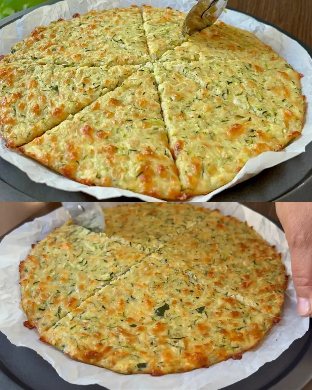 Oatmeal Zucchini Crust Pizza Recipe