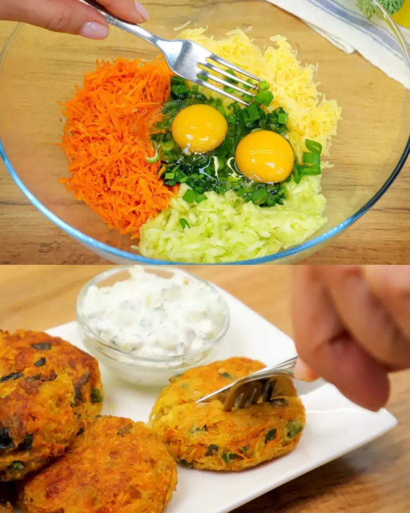 Zucchini fritters photo