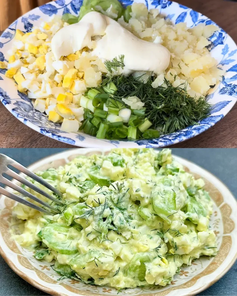 Cucumber salad that burns belly fat! My mother lost 10 kg in a month.