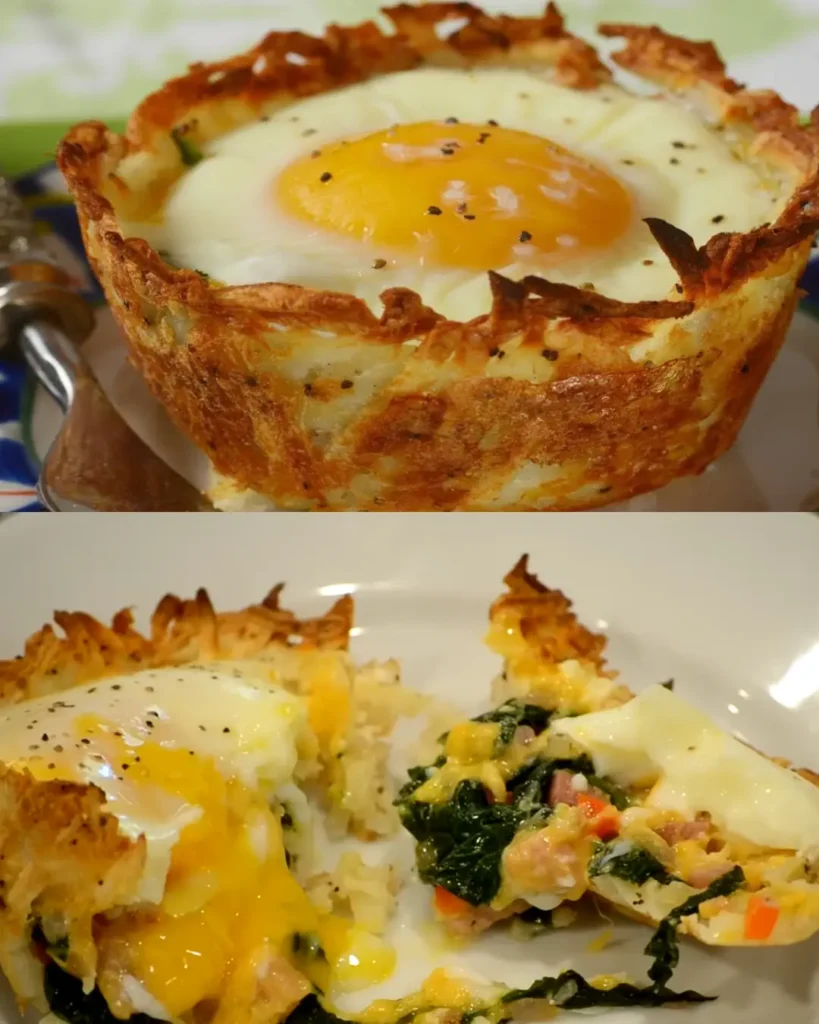 Hash Brown Breakfast Cups Recipe Demonstration