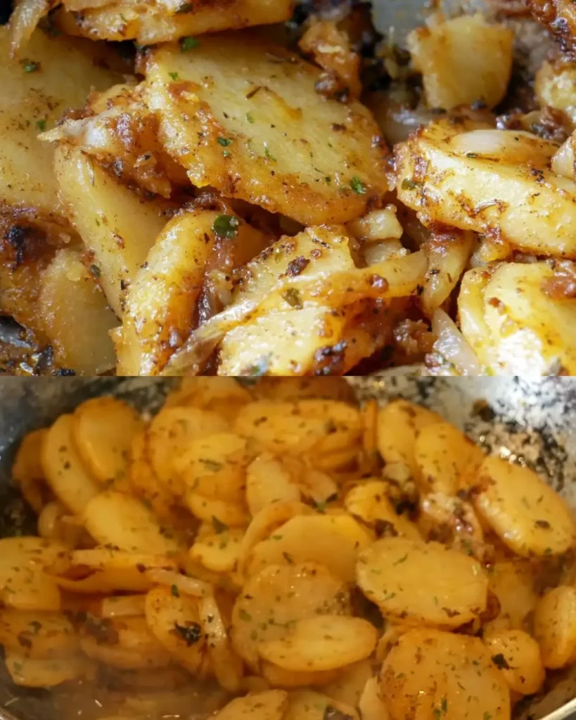 We're Having Skillet Potatoes and Onions for Breakfast How to make Skillet Potatoes