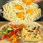 Scrumptious Scrambled Egg Stir-Fry with Spaghetti