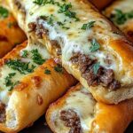 Philly Cheesesteak Stuffed Cheesy Breadsticks