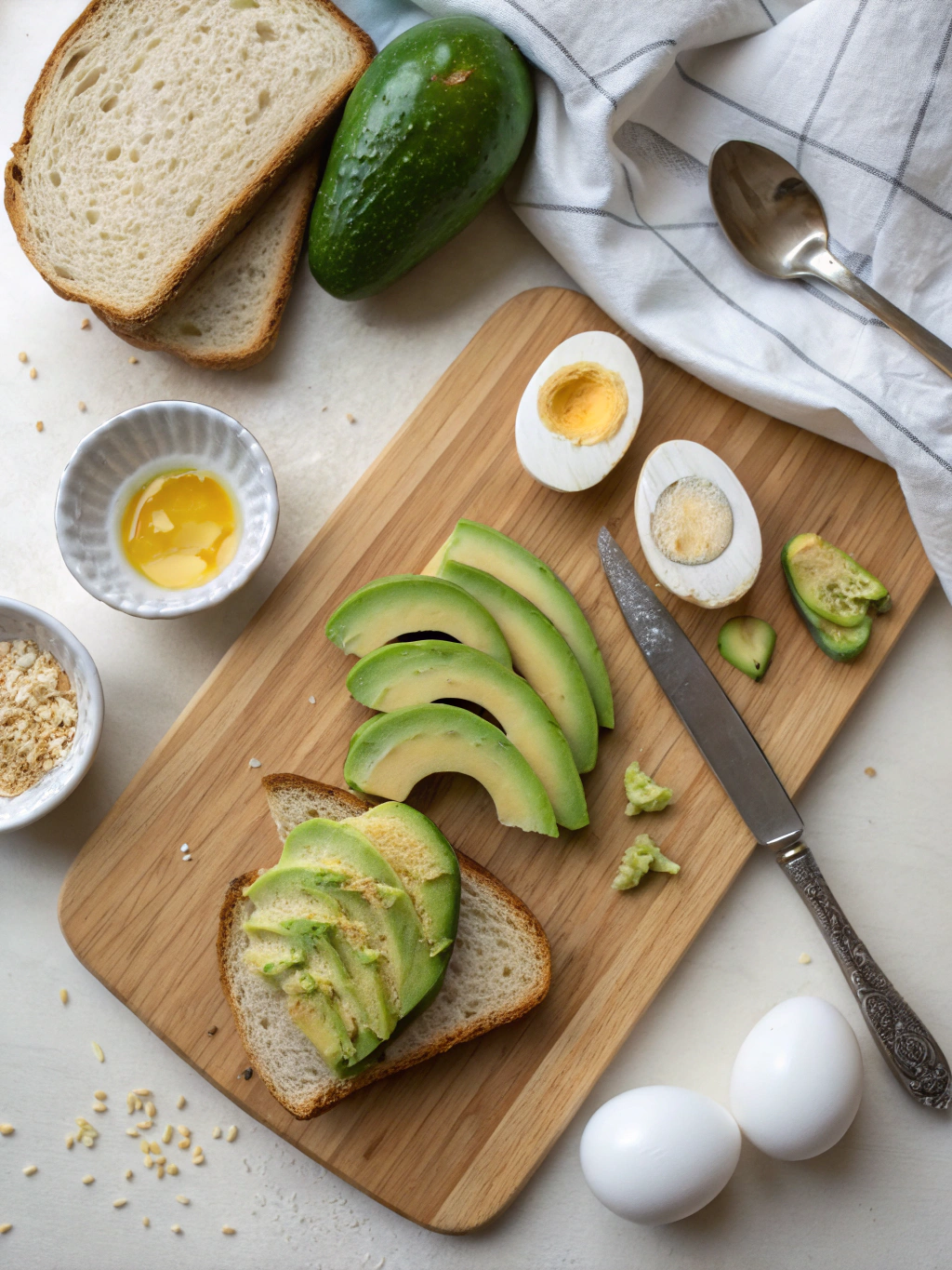 Avocado Egg Toast ingredients