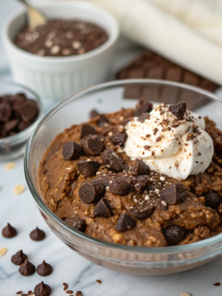 Brownie Batter Overnight Oats