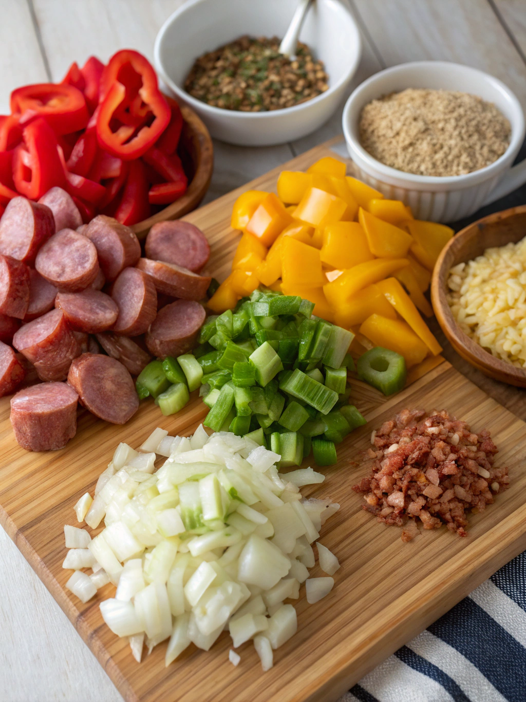 Cajun Jambalaya ingredients