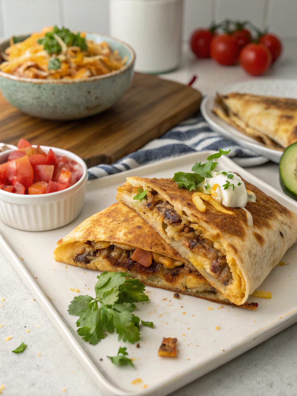 Crunchwrap Casserole