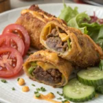 Garlic Butter Beef Cheeseburger Rollups