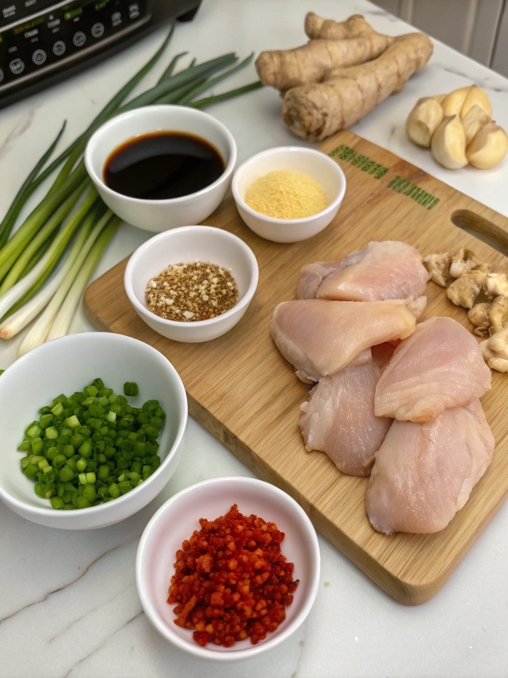 Honey Garlic Chicken ingredients