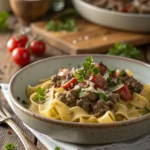 Ground Beef Stroganoff