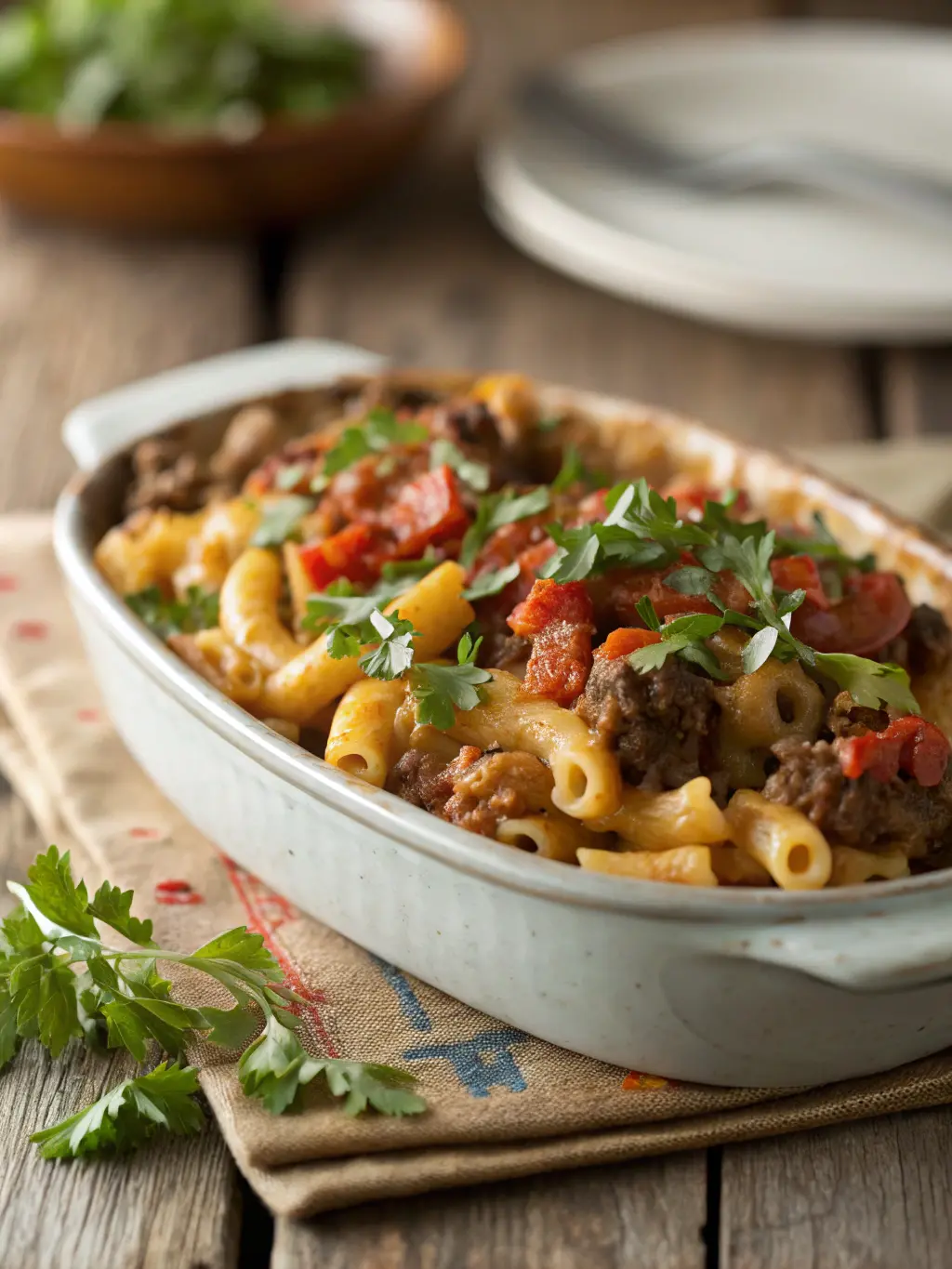 Beef and Macaroni Hotdish
